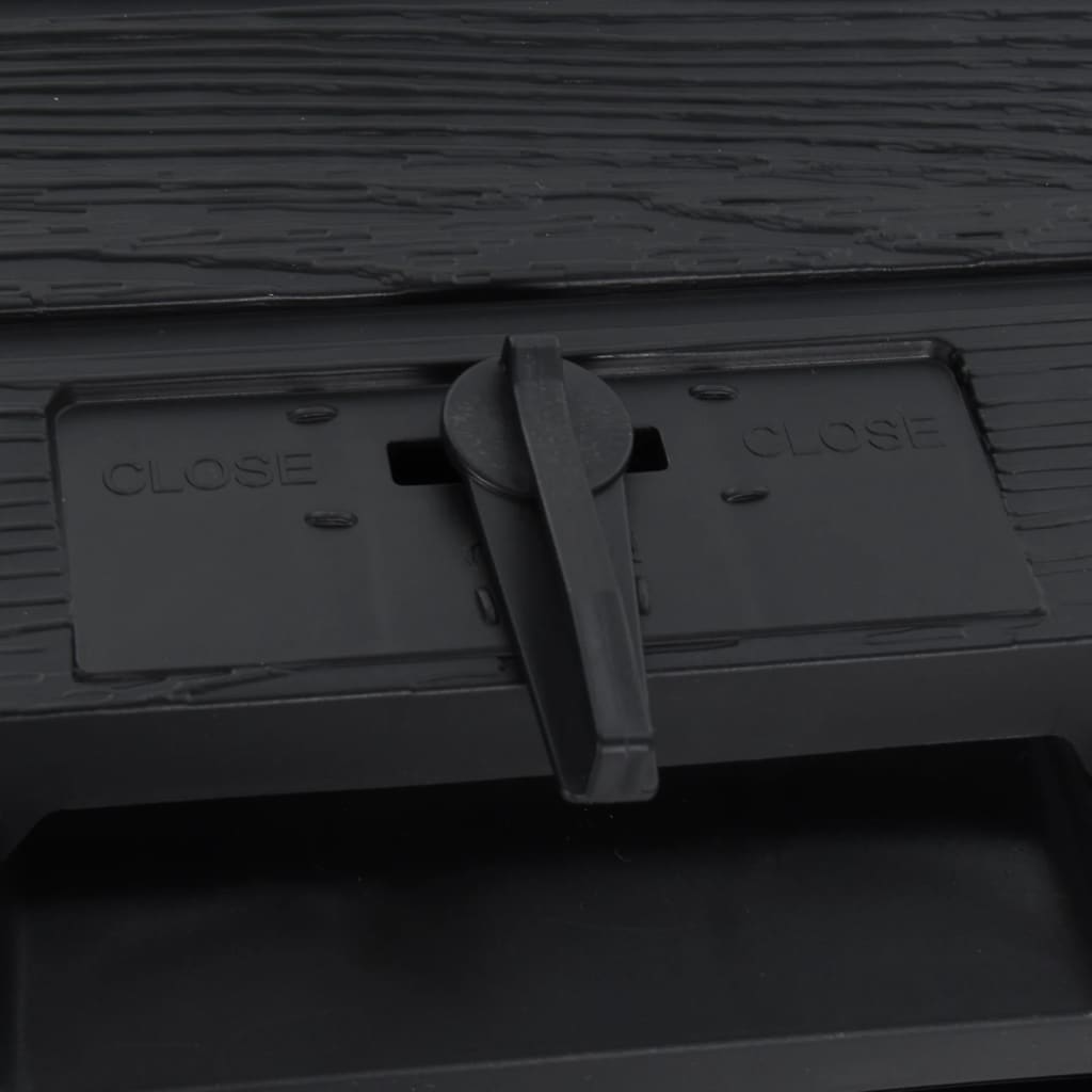 Zahradní Kompostér Černý 280 L Polypropylen