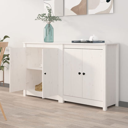 Příborníky 2 Ks 70 X 35 X 80 Cm Masivní Borové Dřevo