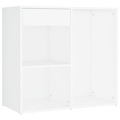 Toaletní Stolek Sada S Led Bílý Kompozitní Dřevo