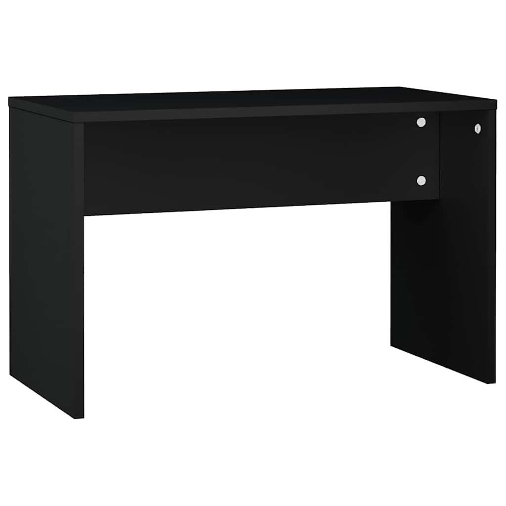 Set Toaletního Stolku S Led Černý Kompozitní Dřevo