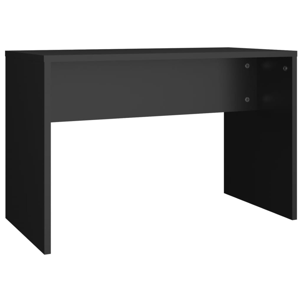 Set Toaletního Stolku S Led Černý Kompozitní Dřevo