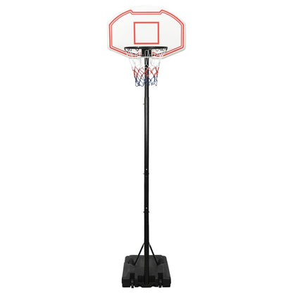 Basketbalový Koš Bílý 282–352 Cm Polyethylen