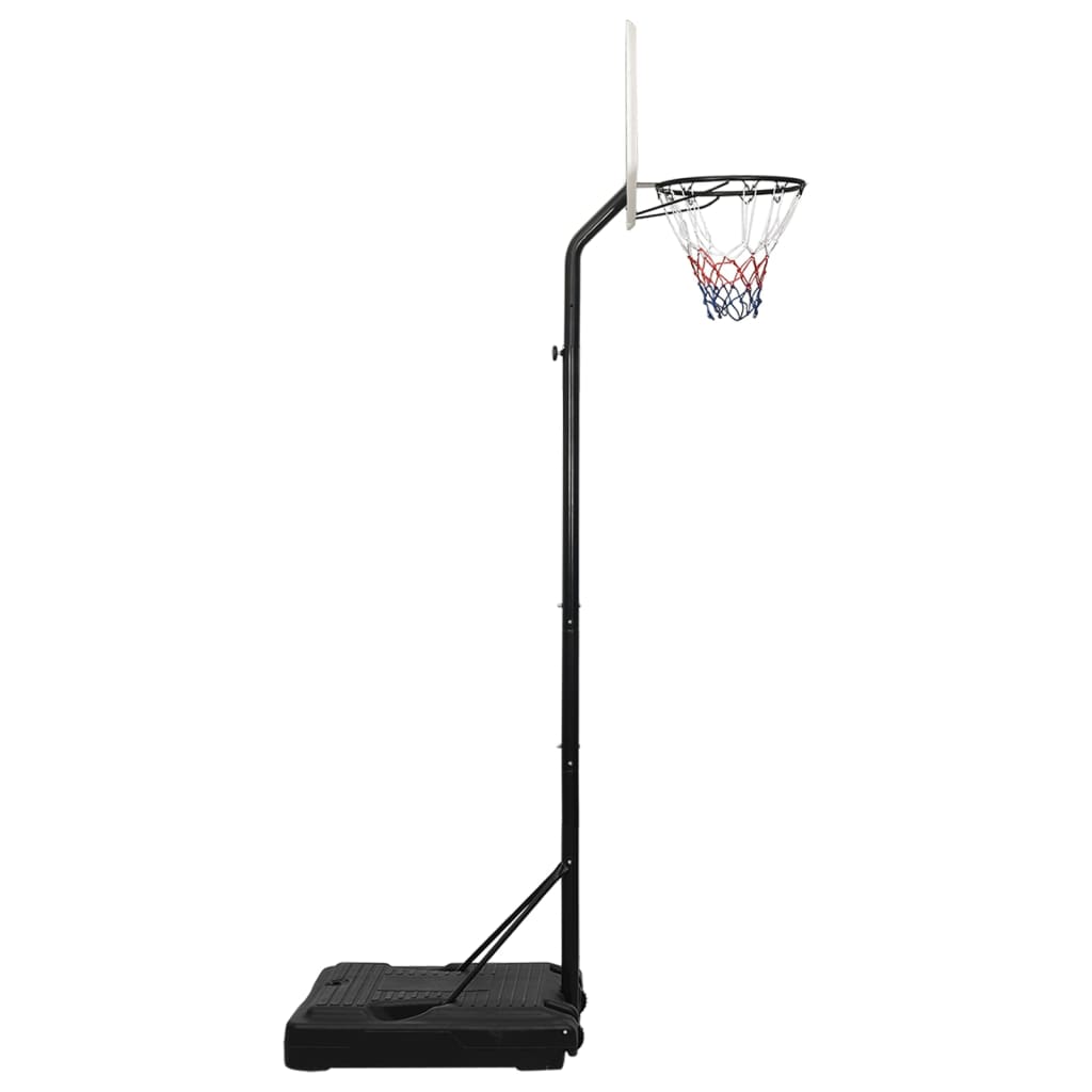 Basketbalový Koš Bílý 282–352 Cm Polyethylen