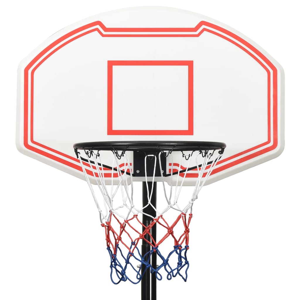 Basketbalový Koš Bílý 282–352 Cm Polyethylen