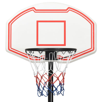Basketbalový Koš Bílý 282–352 Cm Polyethylen