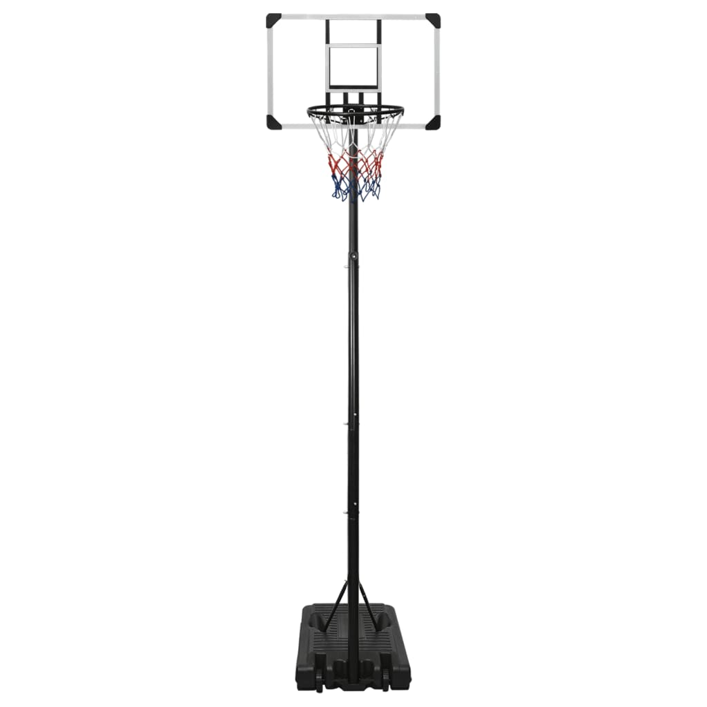 Basketbalový Koš S Průhlednou Deskou 280–350 Cm Polykarbonát