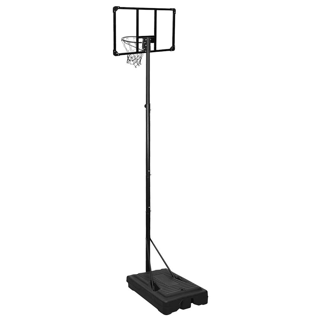 Basketbalový Koš S Průhlednou Deskou 280–350 Cm Polykarbonát
