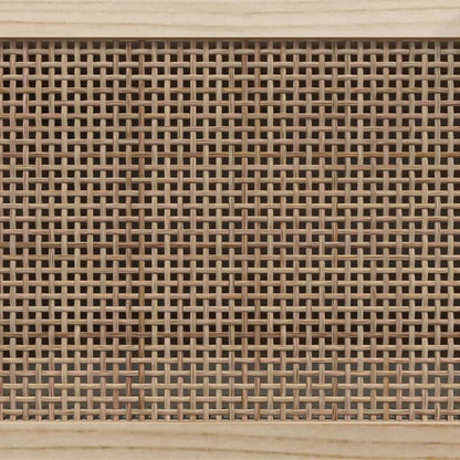 Tv Stolek 105X30X40 Cm Masivní Borovice A Přírodní Ratan