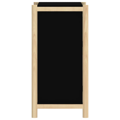 Příborník Černý 62 X 38 X 75 Cm Kompozitní Dřevo