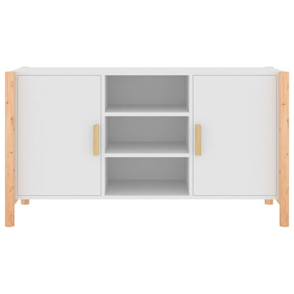 Příborník Bílý 107 X 38 X 60 Cm Kompozitní Dřevo