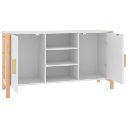 Příborník Bílý 107 X 38 X 60 Cm Kompozitní Dřevo