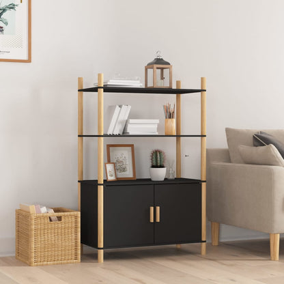 Skříň Highboard 80 X 40 X 121 Cm Kompozitní Dřevo