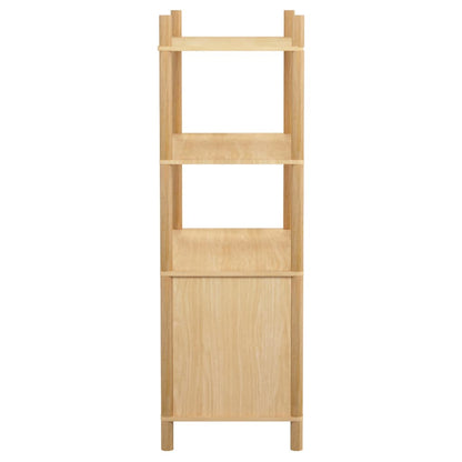 Skříň Highboard 80 X 40 X 121 Cm Kompozitní Dřevo