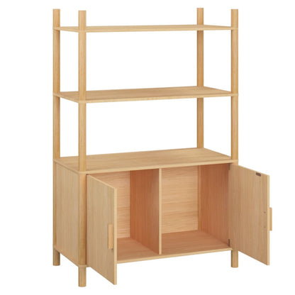 Skříň Highboard 80 X 40 X 121 Cm Kompozitní Dřevo