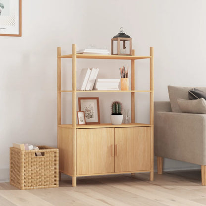 Skříň Highboard 80 X 40 X 121 Cm Kompozitní Dřevo