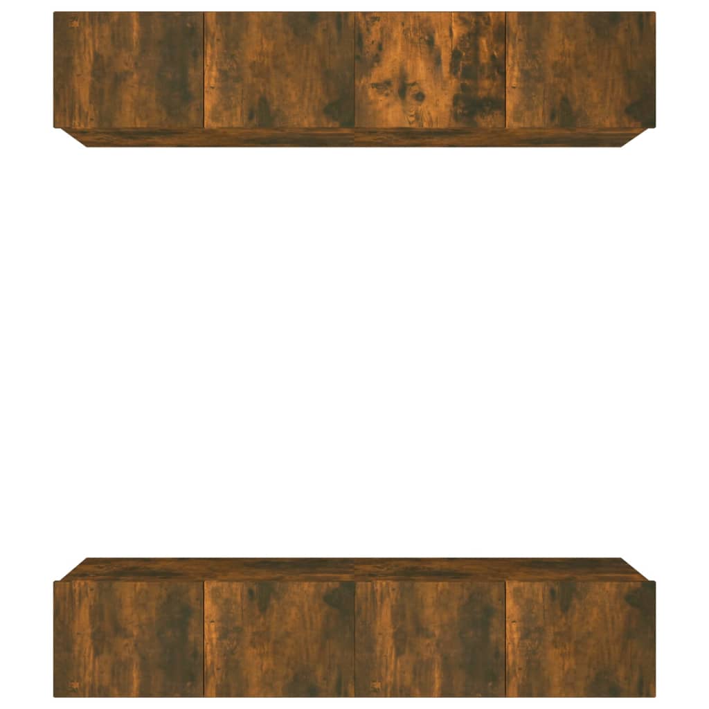 Tv Skříňky 4 Ks 80 X 30 X 30 Cm Kompozitní Dřevo