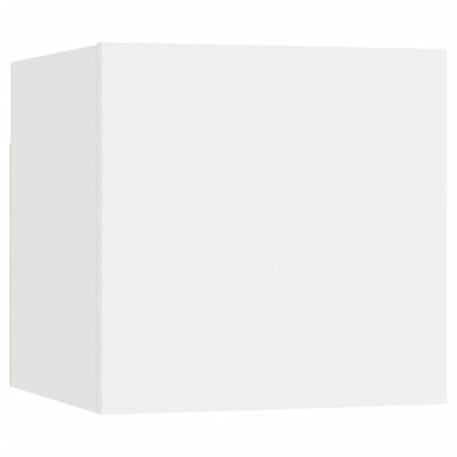8Dílný Set Tv Skříněk Bílý Kompozitní Dřevo
