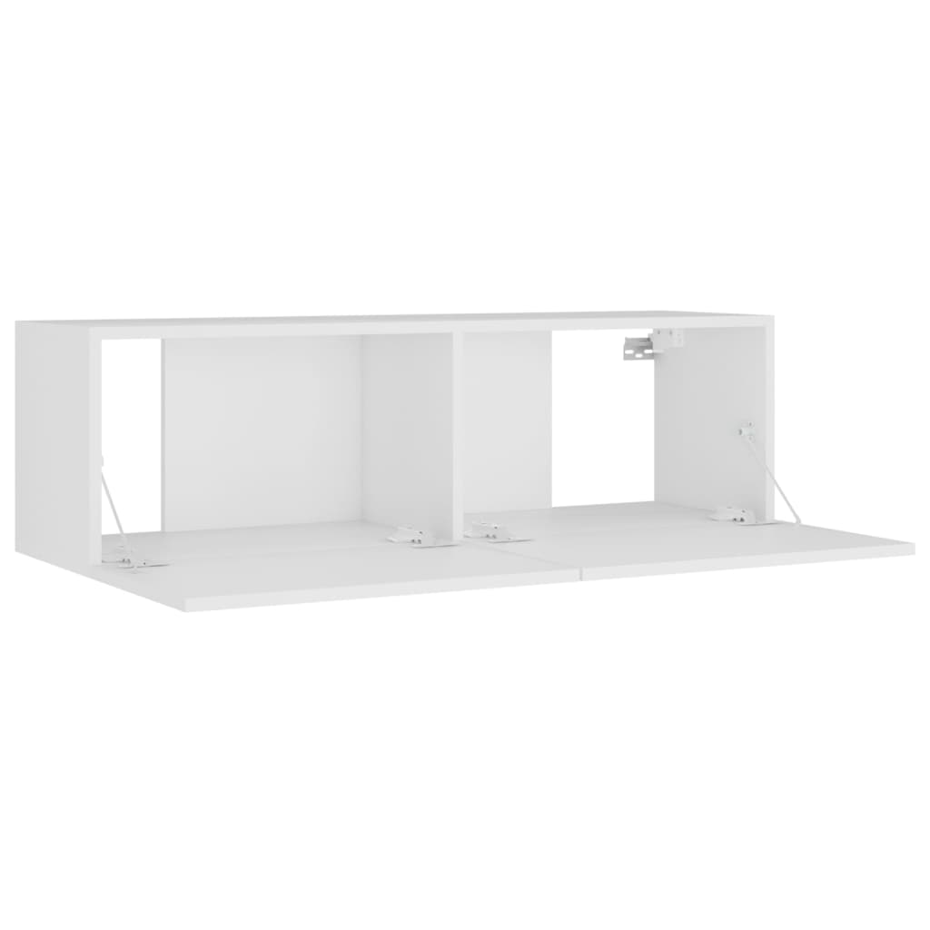 8Dílný Set Tv Skříněk Bílý Kompozitní Dřevo