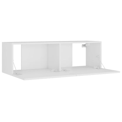 8Dílný Set Tv Skříněk Bílý Kompozitní Dřevo