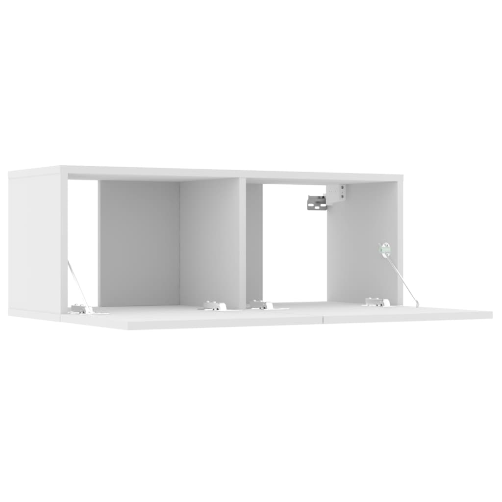 8Dílný Set Tv Skříněk Bílý Kompozitní Dřevo