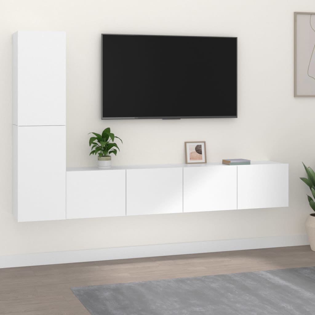3Dílný Set Tv Skříněk Šedý Sonoma Kompozitní Dřevo