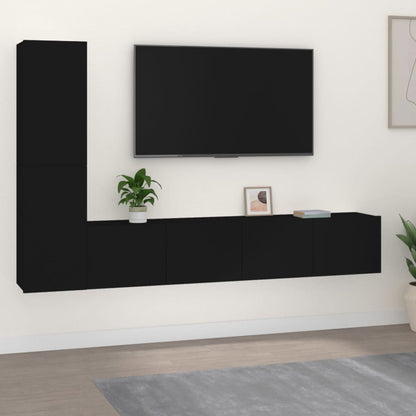 3Dílný Set Tv Skříněk Šedý Sonoma Kompozitní Dřevo