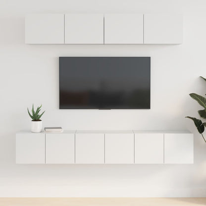 5Dílný Set Tv Skříněk Betonově Šedý Kompozitní Dřevo