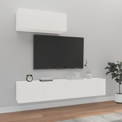 3Dílný Set Tv Skříněk Kompozitní Dřevo