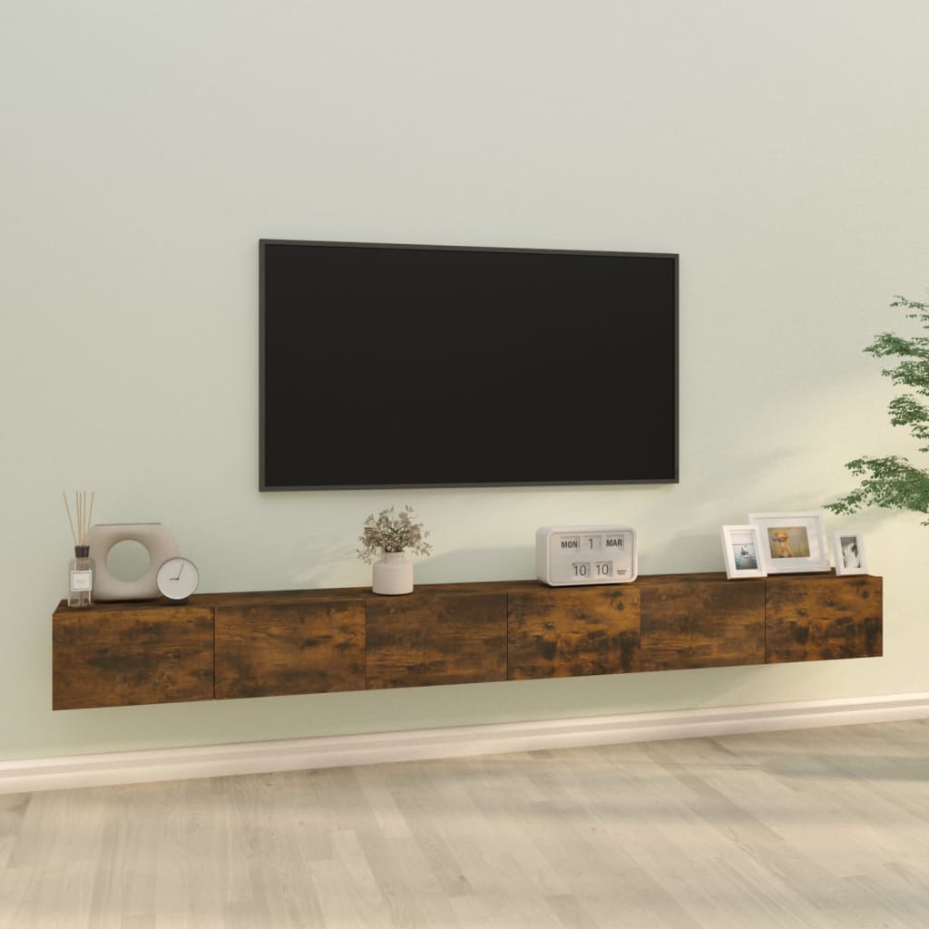 3Dílný Set Tv Skříněk Kompozitní Dřevo