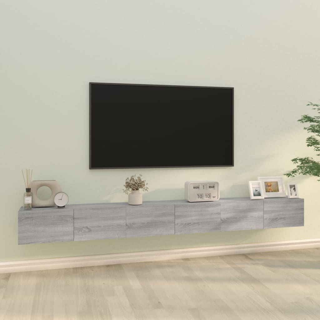 3Dílný Set Tv Skříněk Kompozitní Dřevo