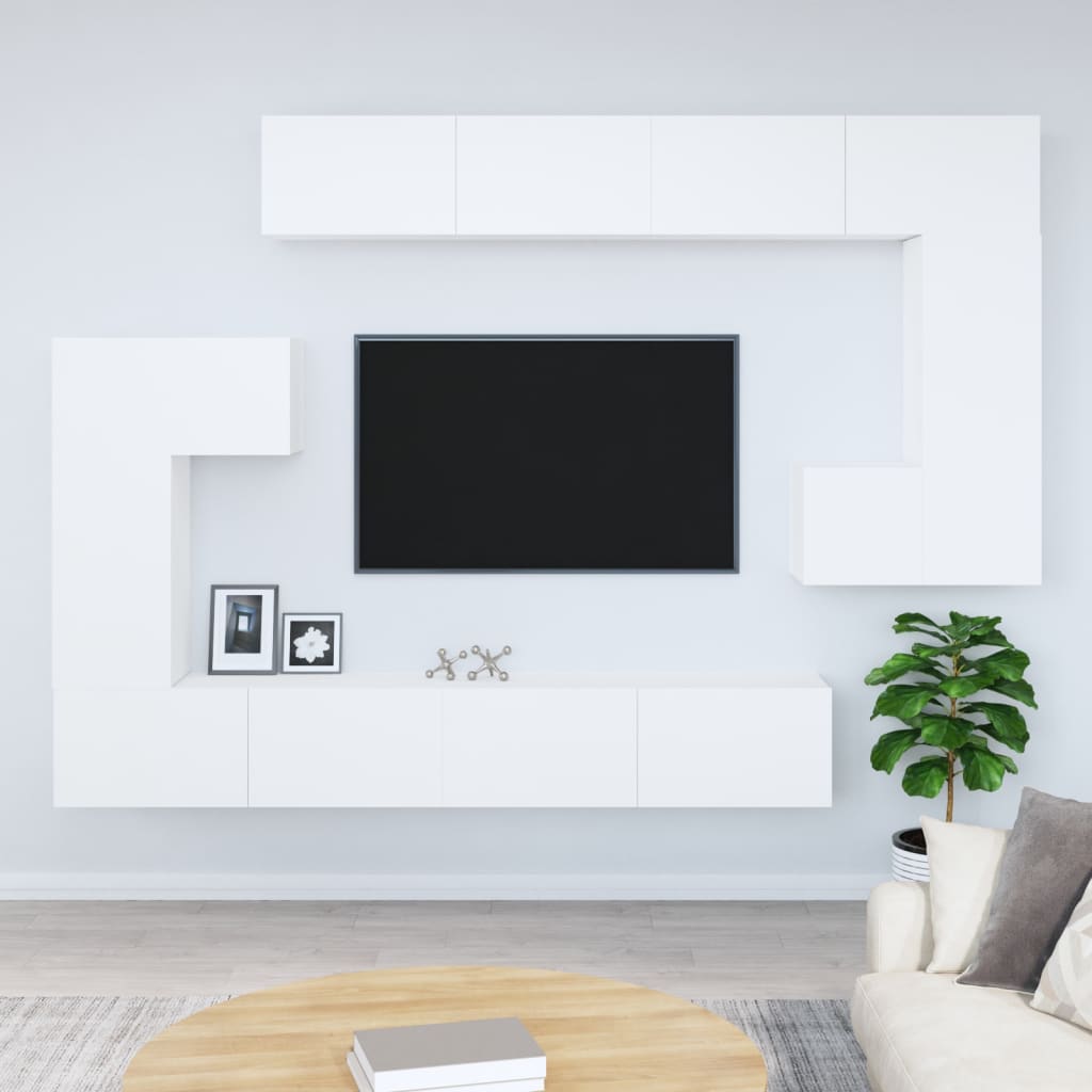 Nástěnná Tv Skříňka Kompozitní Dřevo