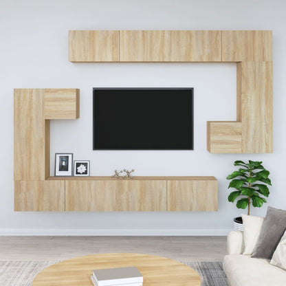 Nástěnná Tv Skříňka Kompozitní Dřevo