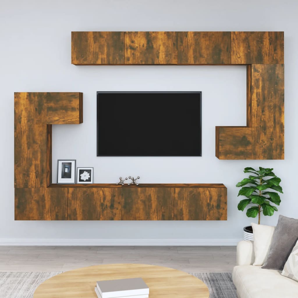 Nástěnná Tv Skříňka Kompozitní Dřevo