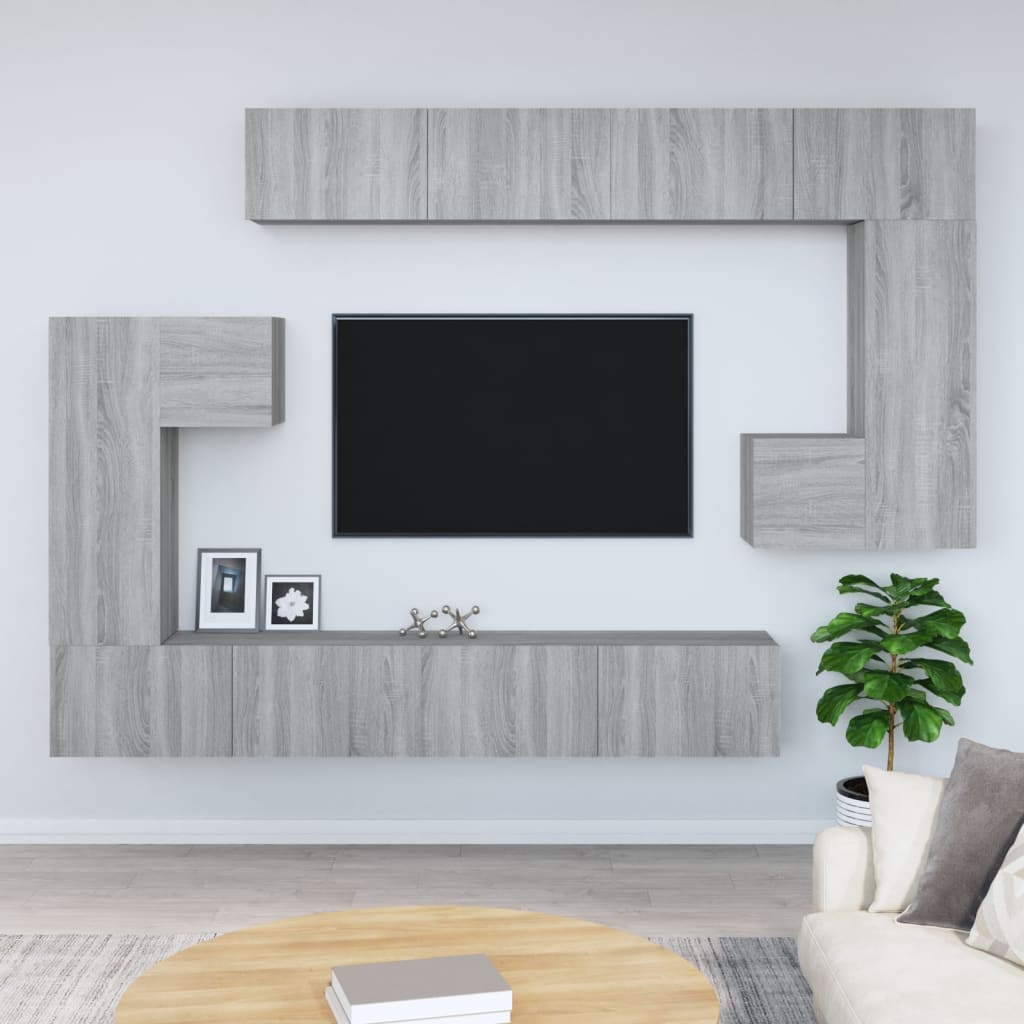 Nástěnná Tv Skříňka Kompozitní Dřevo