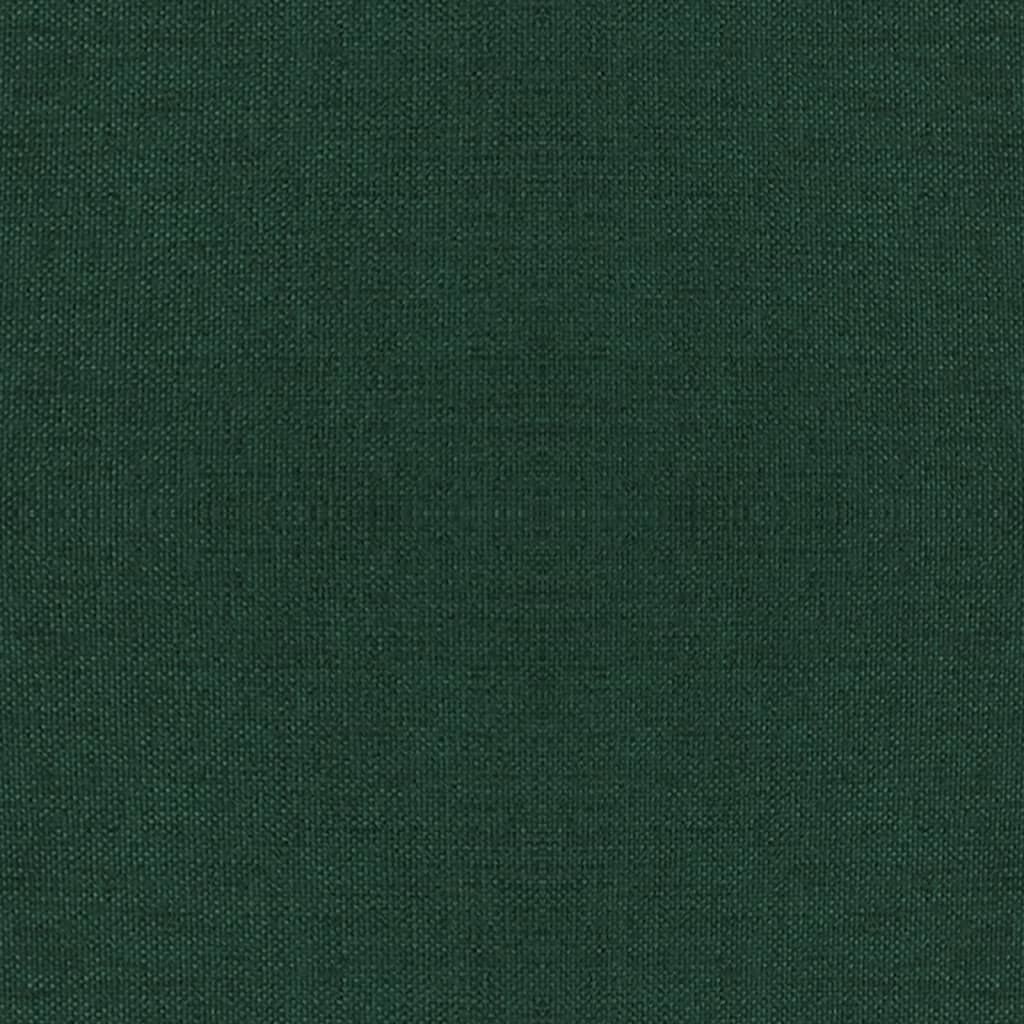 Otočná Kancelářská Židle Tmavě Zelená Textil