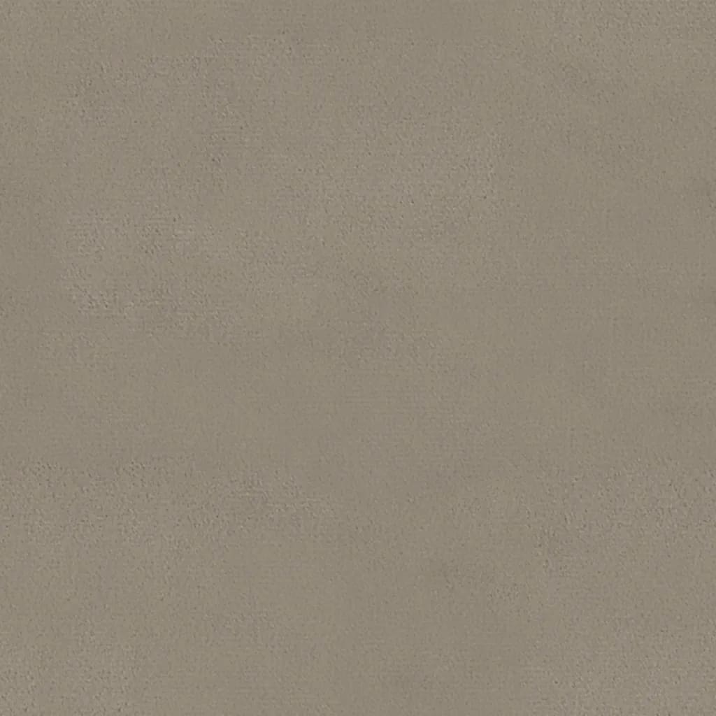 Otočné Jídelní Židle 2 Ks Světle Šedé Samet