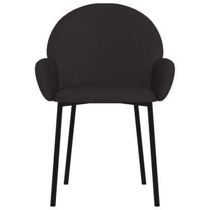 Jídelní Židle 2 Ks Černé Umělá Kůže