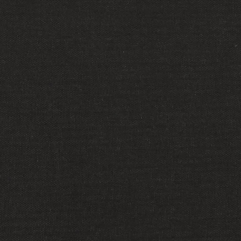 Jídelní Židle 2 Ks Černé Textil A Umělá Kůže