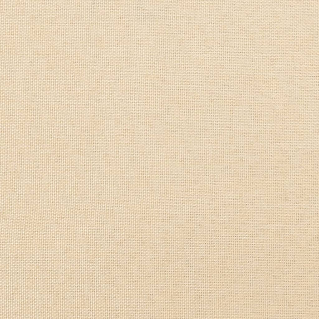 Jídelní Židle 2 Ks Krémové Textil