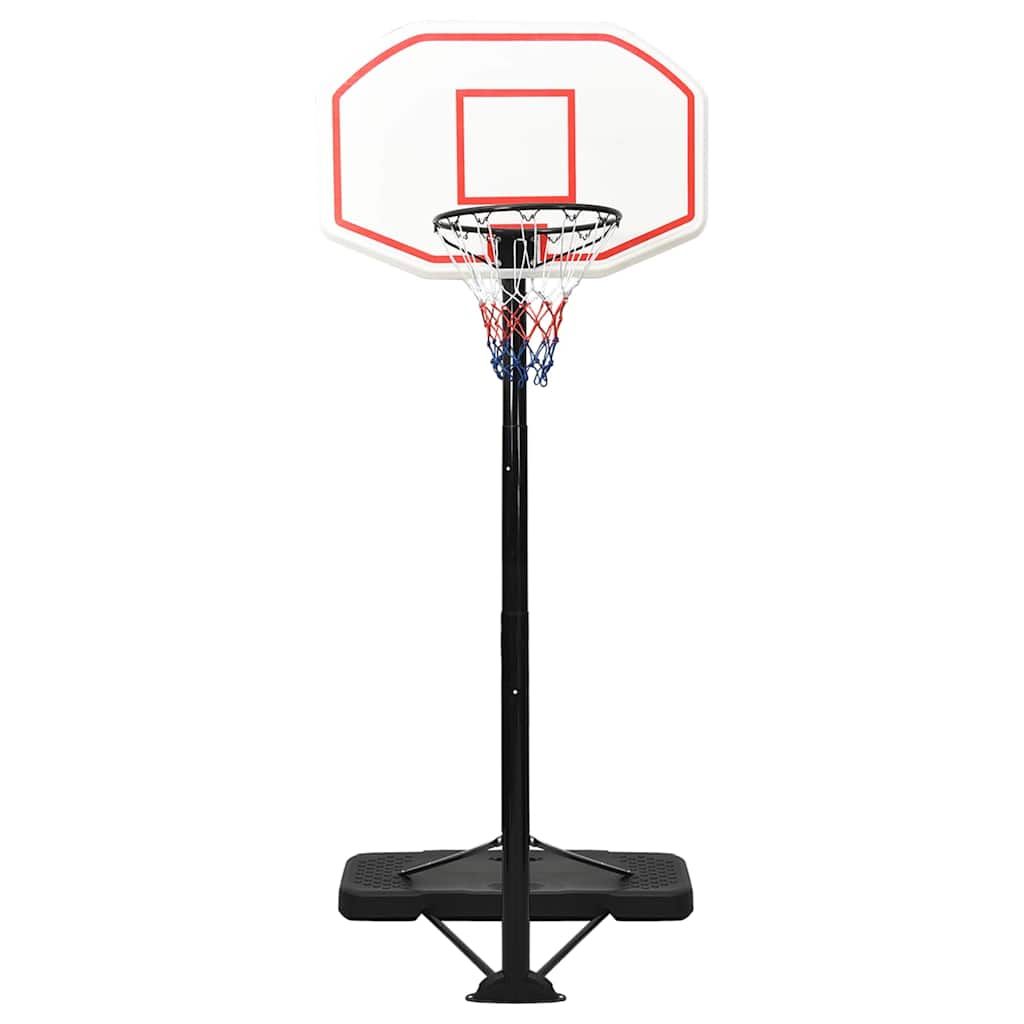 Basketbalový Koš Bílý 258–363 Cm Polyethylen