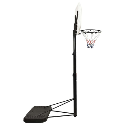 Basketbalový Koš Bílý 258–363 Cm Polyethylen