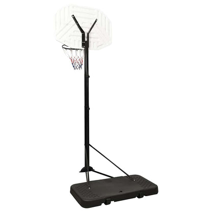 Basketbalový Koš Bílý 258–363 Cm Polyethylen