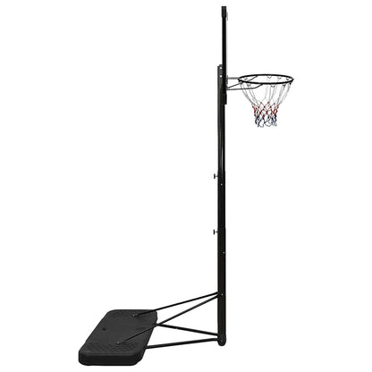 Basketbalový Koš S Průhlednou Deskou 256–361 Cm Polykarbonát