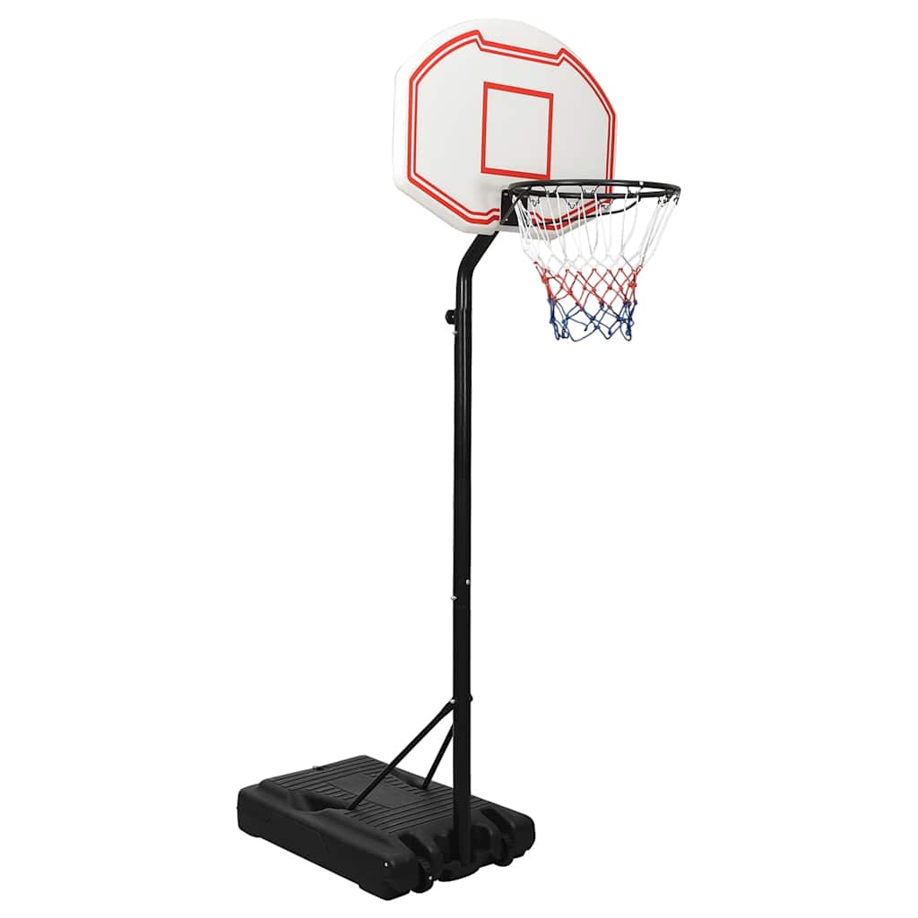 Basketbalový Koš Bílý 237–307 Cm Polyethylen