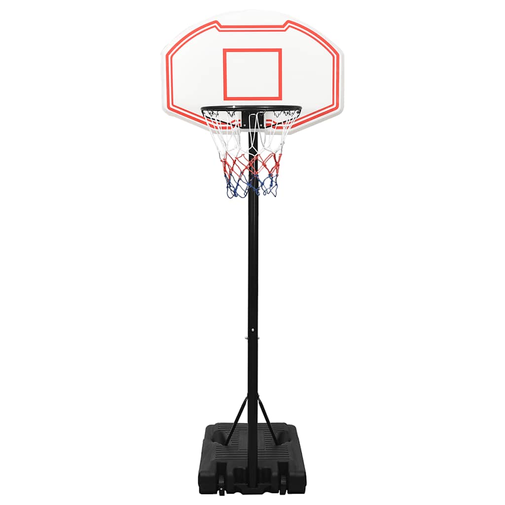 Basketbalový Koš Bílý 237–307 Cm Polyethylen