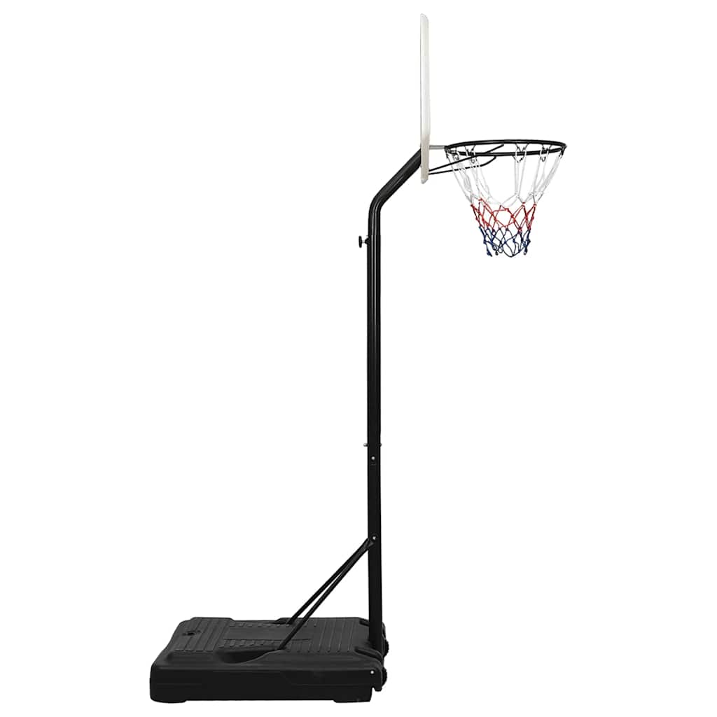 Basketbalový Koš Bílý 237–307 Cm Polyethylen
