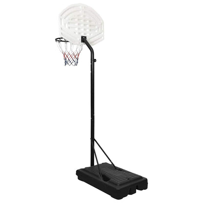Basketbalový Koš Bílý 237–307 Cm Polyethylen
