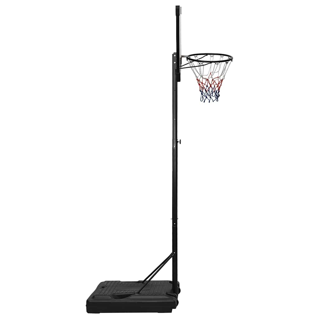 Basketbalový Koš S Průhlednou Deskou 235–301 Cm Polykarbonát