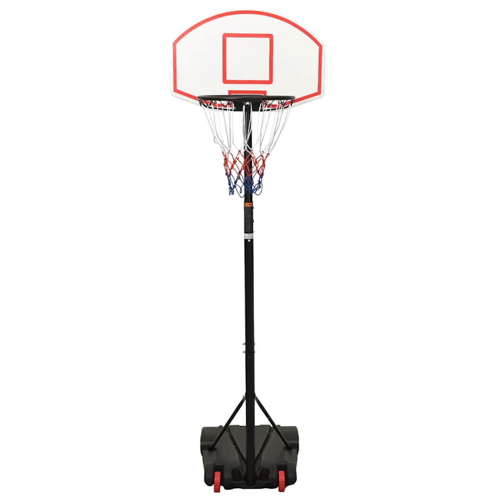 Basketbalový Koš Bílý 216–250 Cm Polyethylen