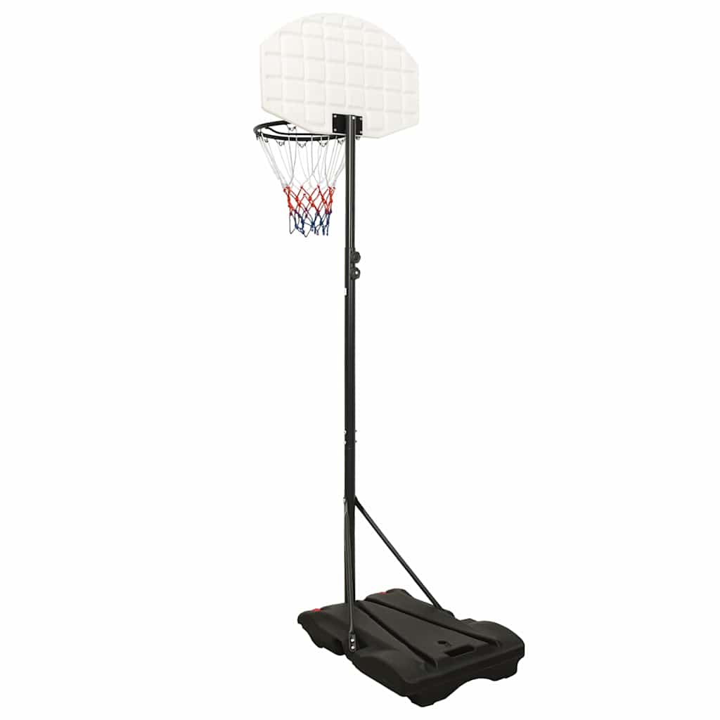 Basketbalový Koš Bílý 216–250 Cm Polyethylen